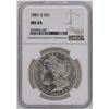 Image 1 : 1881-S $1 Morgan Silver Dollar Coin NGC MS65