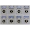 Image 1 : Lot of 1991-S to 1998-S State Silver Proof Quarter Coins PCGS PR69DCAM