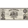 Image 1 : 1800's $1 Egy Forint Obsolete Note