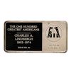 Image 2 : 500 Grain Sterling Silver Franklin Mint 100 Greatest Americans Ingot