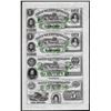 Image 1 : Uncut Sheet of Bank of New-England Obsolete Notes