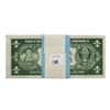 Image 2 : Pack of (100) Consecutive 1935A $1 Silver Certificate Notes