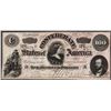 Image 1 : 1864 $100 Confederate States of America Note