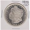 Image 1 : 1878-CC PL $1 Morgan Silver Dollar Coin
