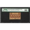 Image 1 : 1862 Twenty-Five Cents First Issue Fractional Note PMG Choice Uncirculated 64EPQ