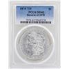 Image 1 : 1878 7TF Reverse of 1878 $1 Morgan Silver Dollar Coin PCGS MS62