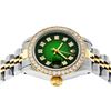 Image 3 : Rolex Ladies Two Tone 14K Green Vignette VS Diamond Datejust Wristwatch