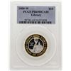 Image 1 : 2000-W $10 Library of Congress Bimetallic Coin PCGS PR69DCAM