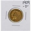 Image 1 : 1909-D $5 Indian Head Half Eagle Gold Coin