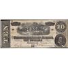 Image 1 : 1864 $10 Confederate States of America Note