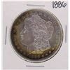 Image 1 : 1886 $1 Morgan Silver Dollar Coin Amazing Toning