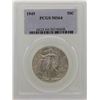 Image 1 : 1945 Walking Liberty Half Dollar Coin NGC MS64