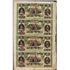 Image 1 : Uncut Sheet of 1800's $5 Citizens Bank of Louisiana Obsolete Notes