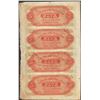 Image 2 : Uncut Sheet of 1800's $5 Citizens Bank of Louisiana Obsolete Notes