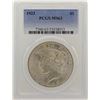 Image 1 : 1923 $1 Peace Silver Dollar Coin PCGS MS63