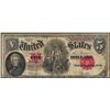 Image 1 : 1907 $5 Woodchopper Legal Tender Note