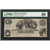 Image 1 : 1864 $100 State of Alabama Obsolete Note PMG Very Fine 30