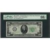 Image 1 : 1934A $20 Federal Reserve Note San Francisco Fr.2055-L PMG Gem Uncirculated 66EP