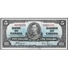 Image 1 : 1937 $5 Bank of Canada Note