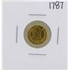 Image 1 : 1787 Spanish 1/2 Escudos Gold Coin