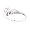 Image 3 : 14KT White Gold 0.10 ctw Diamond Ring