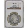 Image 1 : 1881-S $1 Morgan Silver Dollar Coin NGC MS65