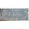 Image 2 : 1864 $10 Confederate States of America Note