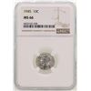 Image 1 : 1945 Mercury Dime Coin NGC MS66