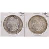 Image 1 : Lot of (2) 1884-O $1 Morgan Silver Dollar Coins