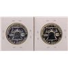 Image 2 : Lot of (2) 1957 Franklin Half Dollar Proof Coins