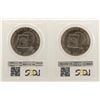 Image 2 : Lot of (2) 1976-D Type 3 Eisenhower Dollar Coins PCGS MS65 Type 2