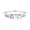 Image 2 : 14KT White Gold 0.50 ctw Diamond Ring