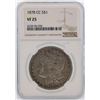 Image 1 : 1878-CC $1 Morgan Silver Dollar Coin NGC VF25