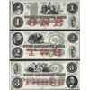 Image 1 : Lot of 1800's $1/2/3 The Corn Exchange Bank Waupun, WI Obsolete Notes