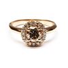 14KT Rose Gold 1.27 ctw Round Cut Diamond Engagement Wedding Band Ring