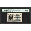 Image 1 : 1893 World's Columbian Exposition Ticket Washington PMG Uncirculated 62