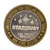 Image 2 : .999 Silver Stardust Resort Las Vegas, Nevada $10 Casino Limited Edition Gaming