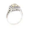 Image 4 : 18KT White and Yellow Gold 2.51 ctw Diamond Ring