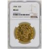Image 1 : 1904 $20 Liberty Head Double Eagle Gold Coin NGC MS63