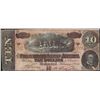 Image 1 : 1864 $10 Confederate States of America Note