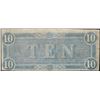 Image 2 : 1864 $10 Confederate States of America Note