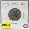 Image 1 : Canada Twenty Five Cent 1916