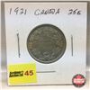 Image 1 : Canada Twenty Five Cent 1921