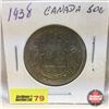 Image 1 : Canada Fifty Cent 1938