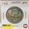 Image 1 : Canada Fifty Cent 1951