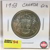 Image 1 : Canada Fifty Cent 1953