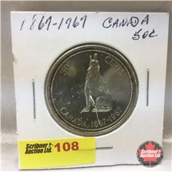 Canada Fifty Cent 1867-1967