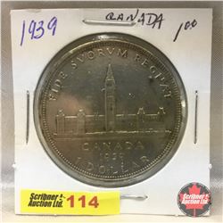 Canada Silver Dollar 1939