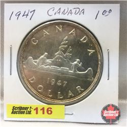 Canada Silver Dollar 1947