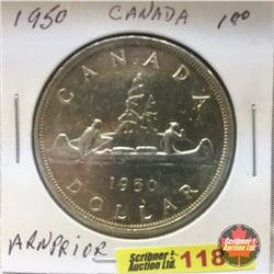 Canada Silver Dollar 1950 ARN